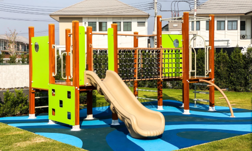 เครื่องเล่นไม้ พื้นEPDM